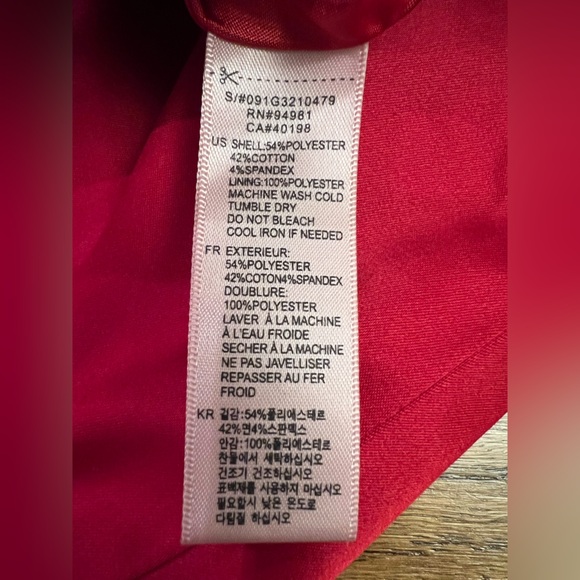 Forever 21 Red Satin like Skirt, Size M - Picture 6 of 12